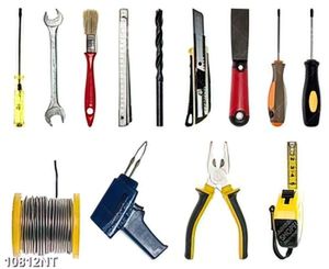 Tranh các loại dụng cụ 