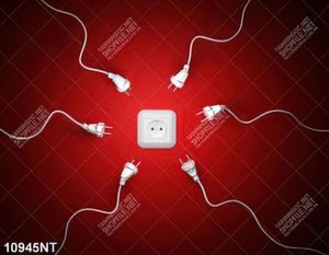 Tranh dây cắm bà ổ cắm