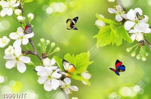 Tranh thiên nhiên hoa lá tươi đẹp 