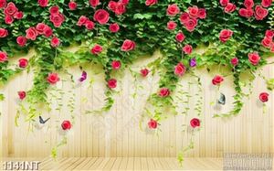 Tranh hoa hồng rổ bông