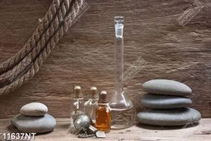 Tranh tinh dầu và đá treo tường spa