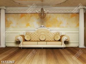 Tranh chiếc ghế sofa màu trắng sang trọng