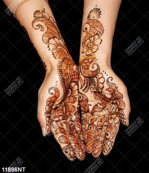 Tranh nghệ thuật vẽ Henna tuyệt đẹp ở Ấn Độ