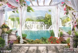 Tranh khu vườn lãng mạn