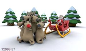 Tranh ông già noel 12098NT