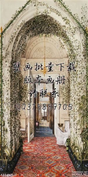 Tranh cổng dây leo