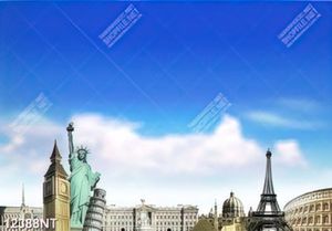 Tranh các biểu tượng nổi tiếng thế giới 