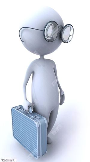 Tranh người trắng xách valy