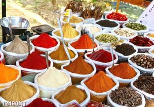 Tranh các loại bột gia vị