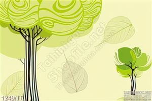 Tranh vẻ cây đơn sơ