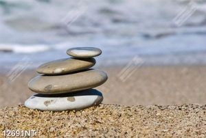 Tranh sỏi đá trên cát