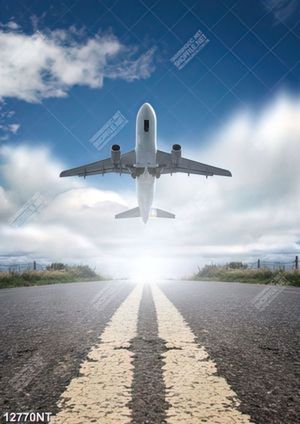 Tranh máy bay cất cánh