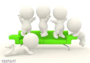 Tranh người trắng vui đùa