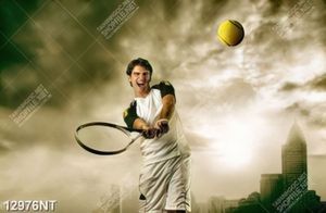 Tranh đánh tennis