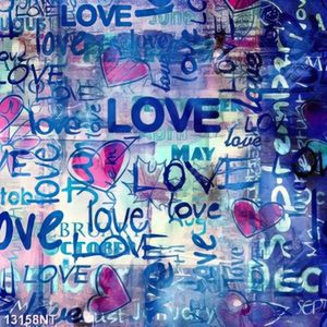 Tranh love chữ nổi