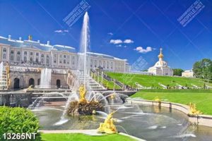 Tranh hồ phun nước đẹp 13265NT