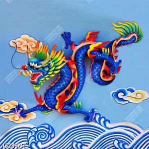 Tranh rồng xanh