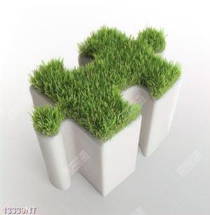 Tranh mảnh ghép có xanh