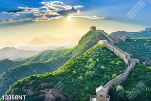 Tranh vạn lý trường thành đẹp hùng vỹ 