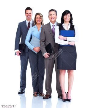 Tranh nhân viên làm việc 