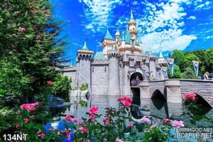 Tranh tòa lâu đài cổ kính