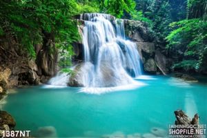 Tranh suối xanh biếc
