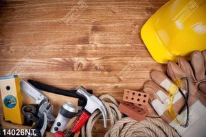 Tranh các loại dụng cụ bảo hộ và sửa chữa