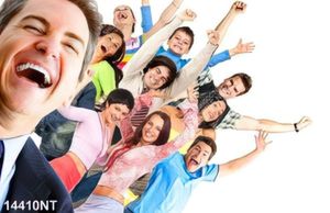 Tranh cười vui vẻ 