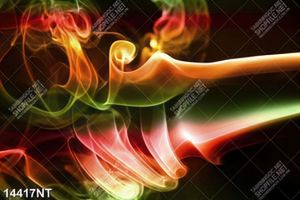 Tranh làn khói nhiều màu sắc