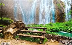 Tranh thác nước hùng vĩ 3d