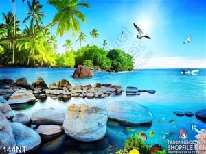 Tranh biển nghệ thuật ddpj treo tường đẹp