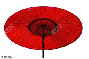 Tranh chiếc ô màu đỏ