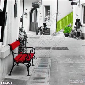 Tranh chiếc ghế đỏ 3d