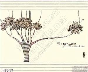 Tranh vẽ cây mộc mạc