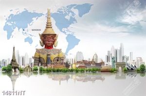 Tranh các địa điểm du lịch thế giới