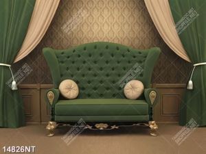 Tranh chiếc ghế tựa màu xanh