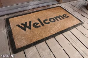Tranh tấm thảm Welcome