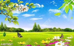 Tranh thiên nhiên tươi đẹp file psd