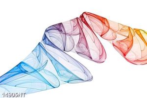 Tranh làn khói sắc màu