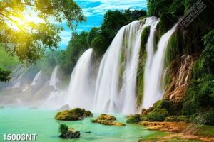Tranh thác nước hùng vỹ 15003NT