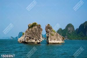 Tranh phong cảnh sông núi tuyệt đẹp 15069NT