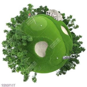 Tranh quả cầu cây xanh 15097NT