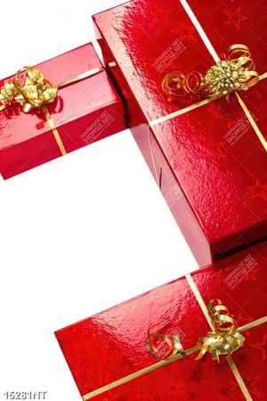Tranh hộp quà màu đỏ 15281NT