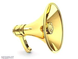 Tranh loa màu vàng gold