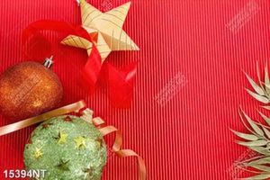 Tranh sắc đỏ noel 15394NT