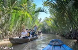 Tranh du lịch sông nước miền Tây