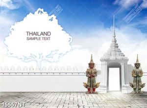 Tranh biểu tượng du lịch đất nước Thái Lan