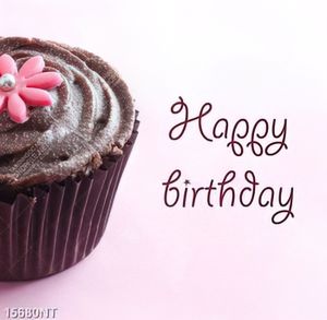 Tranh bánh happy birthday