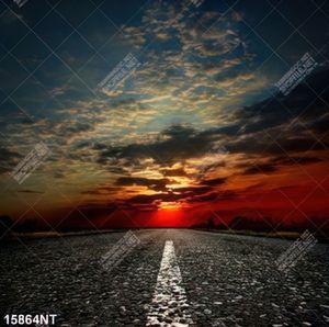 Tranh con đường và bầu trời 15864NT