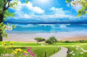 Tranh file gốc biển trời trong xanh